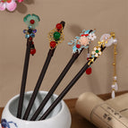 Four-piece set [East hedge hairpin streamer moon night human month]]