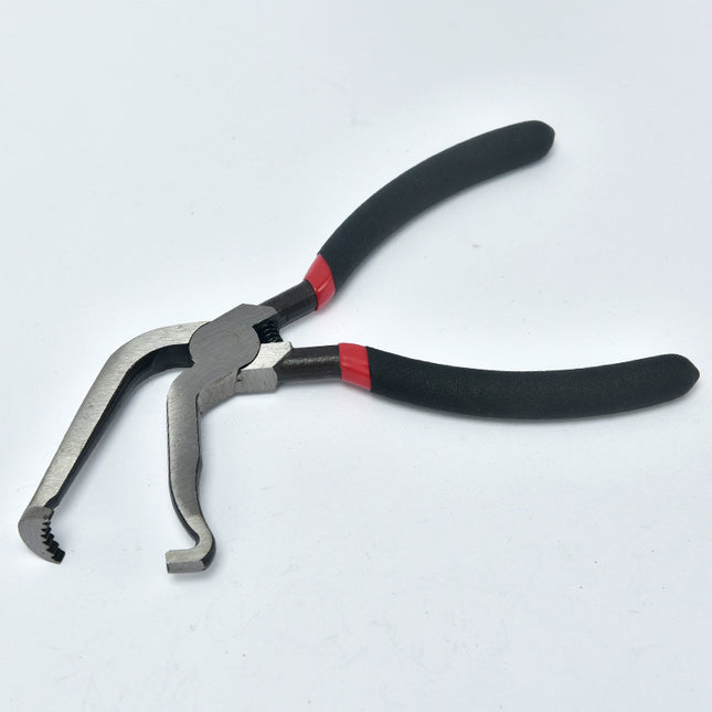 Red and black elbow 60 degree power-off pliers bolt pliers multi-purpose pliers car oil pipe separation harness pliers cross-border pliers