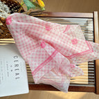 Fine plaid pink