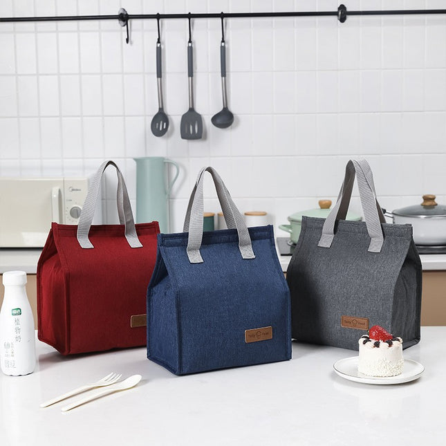 Hot Selling Amazon Bento Insulated Bag Portable Oxford Cloth Bento Bag Student Lunch Bag Portable Picnic Ice Bag