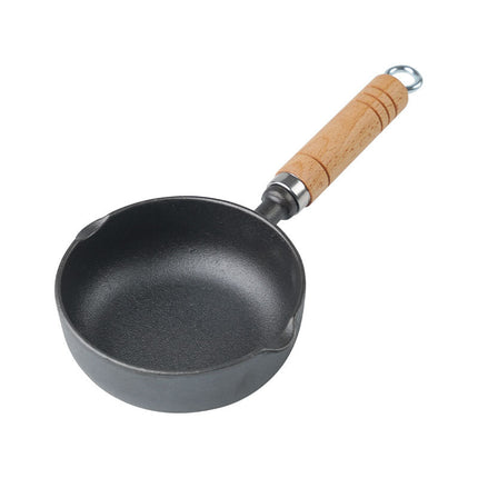 New deep hot oil small pot cast iron pan oil pouring artifact non-stick mini oil spray household small oil pan