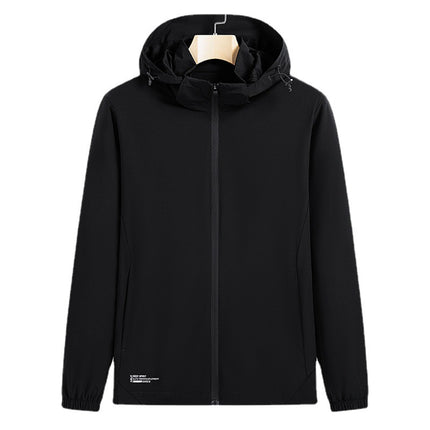 Online Shop Hot Selling Stretch Outdoor Sports Jacket Men's Autumn Removable Hat Casual Clothes Men's Jacket 88601