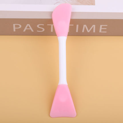 In-Stock Single Double-Sided Multi-Color Angled Flat Head Beauty Tpr Silicone Set Mask Brush and Beauty Tools