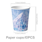 Ice and snow castle paper cup-10pcs