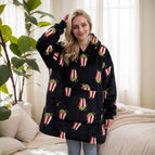 Black popcorn / One size fits all: length 110cm / bust 160cm / weight 850g