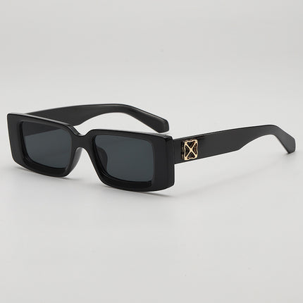 New Candy-colored Small Box High-end Fashionable Sunglasses Outdoor Travel Anti-ultraviolet Slim Sunglasses