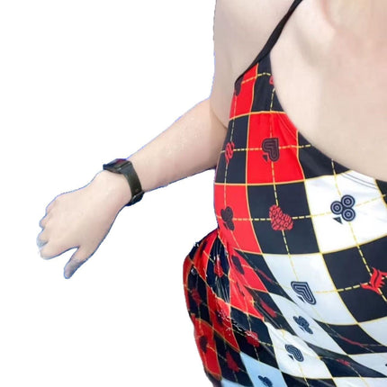 Racing Swimsuit 2026 New Poker Style Swimming Pool Training Sports Swimsuit, Hip-Covering, Tummy-Concealing, Slimming One-Piece Swimsuit for Women