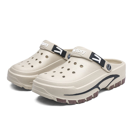 Cross-border EVA Hole Shoes Men's Garden Shoes Fashionable Outwear Men's Slippers Casual Fashion Beach Sandals