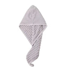 25*60cm / Candy strip dry hair cap [grey] with opp inner packaging