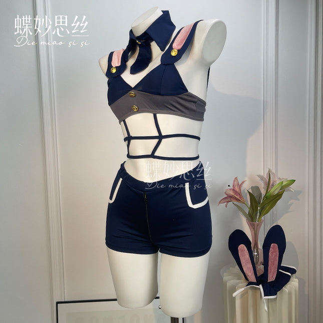 Butterfly Fantasy Sexy Lingerie Pure Desire Role Play Nick Fox Nick Pure Bunny Girl Small Chest Uniform A414