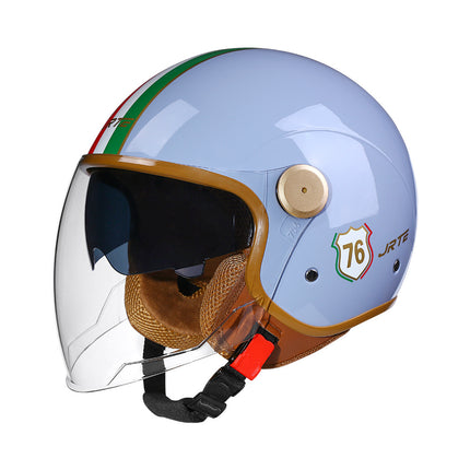 3c certified motorcycle helmet electric car helmet Harley universal battery car Four Seasons universal personality half helmet