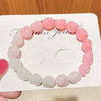 Pink gradient cat claw bracelet