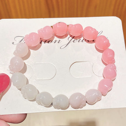 Cat's Claw Bodhi Wrapped Finger Soft Student Play Bracelet Children's Day Gift for Students Cute Large Handmade Beading Wholesale