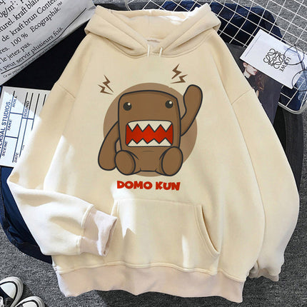 Domo Hoodie Manga Harajuku Soft Fabric Y2K Girls Sweatshirts Tracksuit the Y2K Modern Style Japan