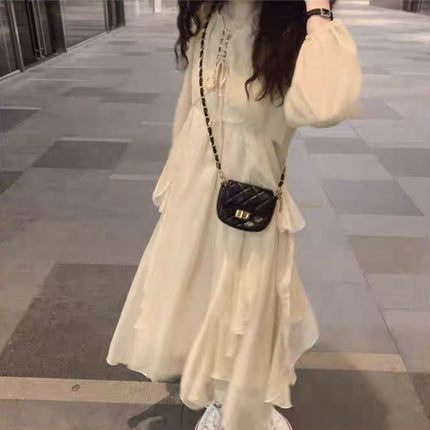 Fairy Dress Suit for Women 2024 Summer New Elegant Fairy Skirt chic Gentle Style Long Skirt