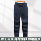 Navy blue [open pants] pure cotton, wear-resistant and anti-scalding / 165 (suitable for 90-12)
