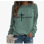 navy blue (white font) / S