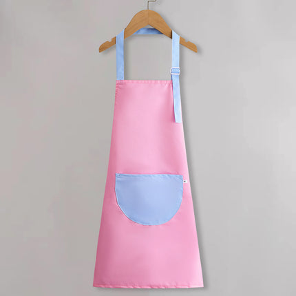 Children's apron painting waterproof antifouling studio cartoon apron big children's kindergarten apron overalls custom logo