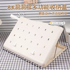 High-end white multifunctional storage box (storage + storage rack)
