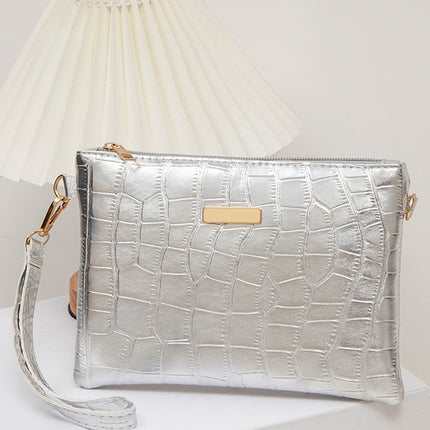 Fashion Retro Simple Trendy Ladies Bags Stone Pattern Single Shoulder Crossbody Hand Square Bag Ladies Crossbody Bag