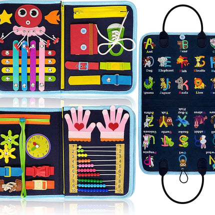 Felt Learning Board Children's Educational Early Education Board DIY Teaching Aids Infant Toys Busy Board Busy Board DIY