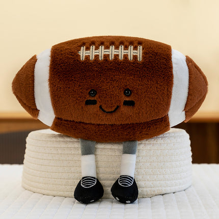 Creative Football Man with Legs, Basketball Man Plush Toy, Fun Doll, Baby Doll, Birthday Gift for Kidsren, Female