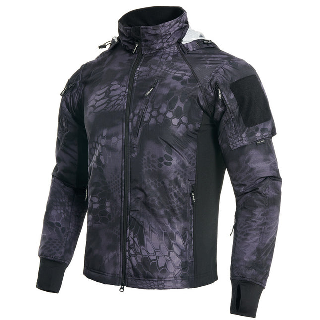 Outdoor Camouflage Jacket CP Camouflage fleece-lined Warm Lightweight Camouflage Jacket Outdoor Mountaineering Jacket Cross-border Foreign Trade