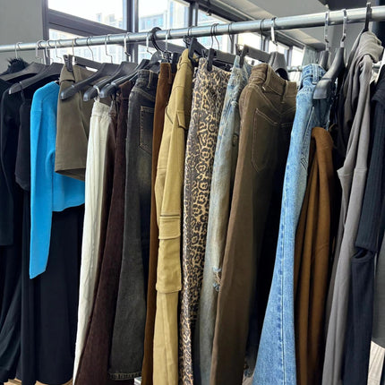 [Pants-Clearance No Return and Exchange] high quality Simple All-Match Casual Pants Women's Super Slim Jeans