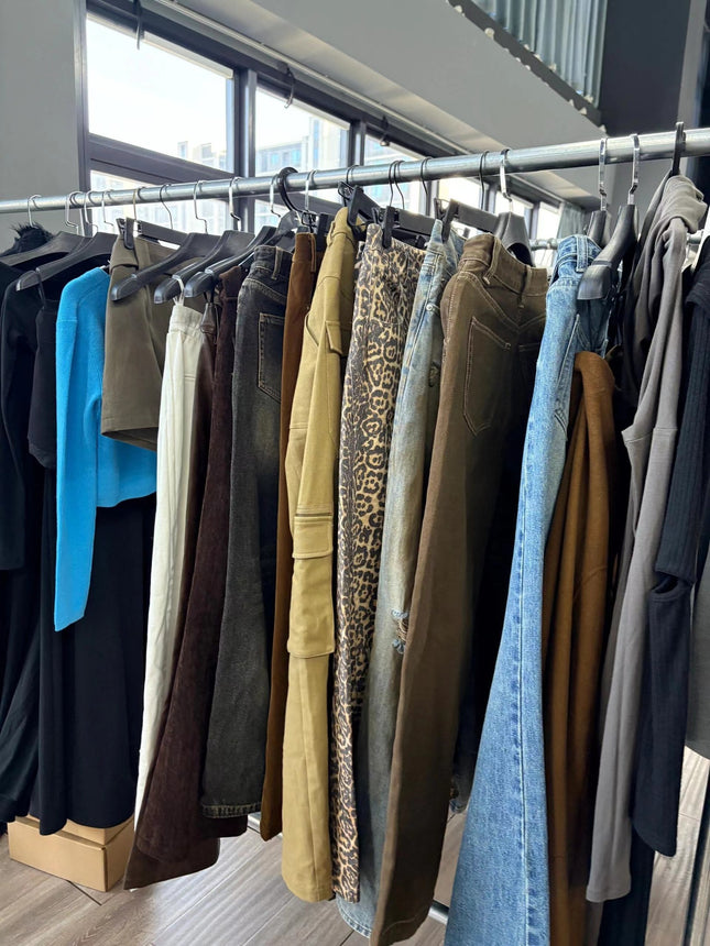 [Pants-Clearance No Return and Exchange] high quality Simple All-Match Casual Pants Women's Super Slim Jeans