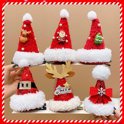 20024 Christmas Hair Ring Antler Hair Ring Bow Hairpin Elegant Cute Christmas Party Children Hair Accessories