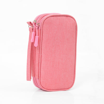 Power Bank Data Cable Mobile Phone Storage Bag Mobile Power Supply Mobile Phone Digital Accessories Headphones Multi-Layer Portable Storage Bag