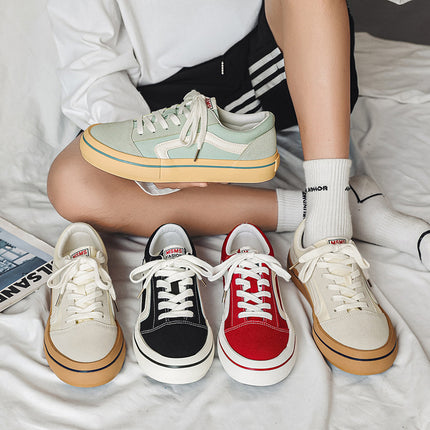 Autumn 2024 New Canvas Shoes Men's Sports Casual Board Shoes Simple All-match Men's Shoes Trendy Shoes Vulcanized Shoes