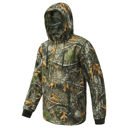 Hunting Camouflage Bionic Tree Fleece Sweater Autumn and Winter New Hunting Warm Hoodie Fleece Pullover D50