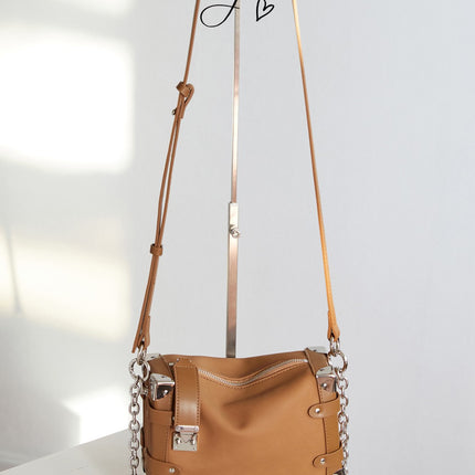Chanel Style Chain Hand Bag 2024 Retro Square Soft Box Bag Genuine Leather Pillow Bag Shoulder Crossbody Women's Bag