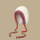 Ethnic style bag hat [white]
