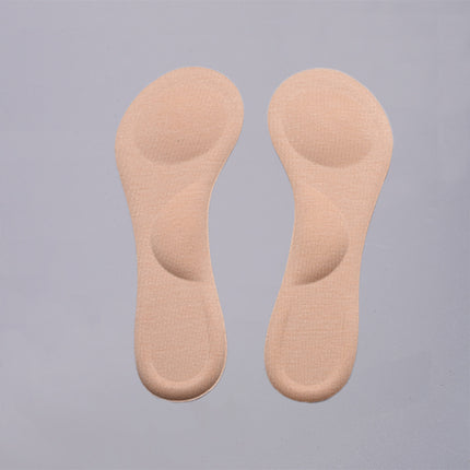 in stock supply high-heeled shoes sponge arch seven-point pad shock absorption and sweat absorption soft non-slip cloth half-size pad adjustment pad