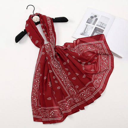 New Silk scarf elegant big scarf dot pattern female shawl beach towel scarf wild factory in stock