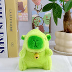About 11cm high / Green gold bell + silver buckle