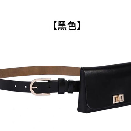 2024 New Ladies Belt Wholesale Cowhide Belt Genuine Leather Waist Bag All-match Decorative Skirt Trouser Belt Women