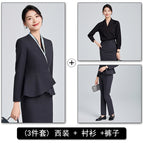 Gray suit + shirt + pants / S