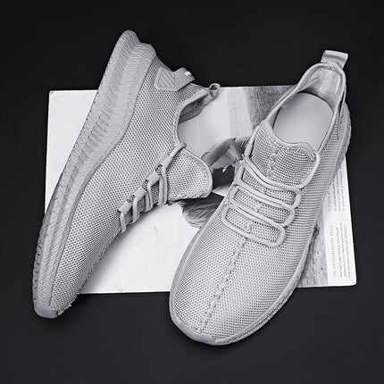 Men's shoes fly woven mesh breathable casual shoes cross-border foreign trade AliExpress Amazon large size board sports shoes men
