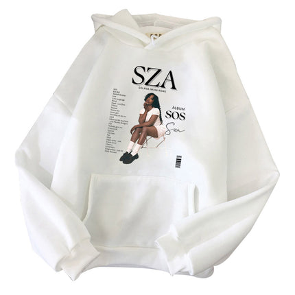 Sza Sos Album Hoodie Sza Fan Hoodie Unisex Harajuku Sweatshi