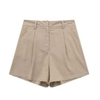 khaki shorts / XS