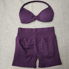 Grape purple suit [4572+short] / XS