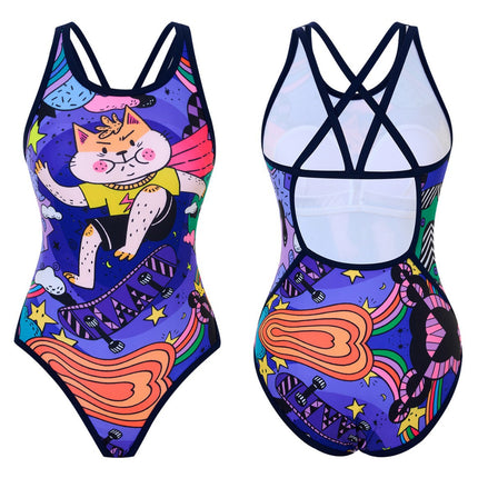 Racing Swimsuit for Women's Swimming Pool 2025 New Hot Style Large Size High-End Girl's Professional One-Piece Swimming New Product