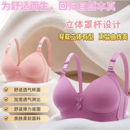 Factory Cross-border Exclusive for plus size Women Thin Bra without Steel Rings Comfortable Gather Breathable Bra Underwear Bra