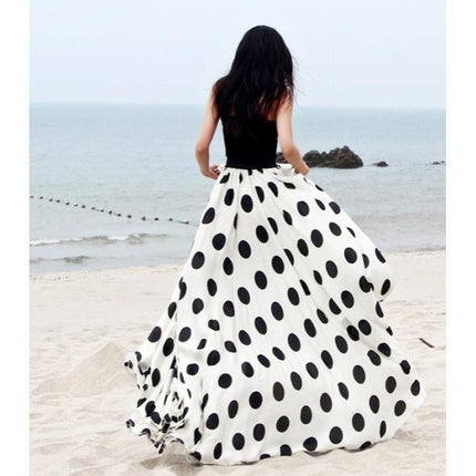 European and American Printed Skirt for Women Amazon 2025 Summer New Casual Seaside Vacation Long Skirt Skirt