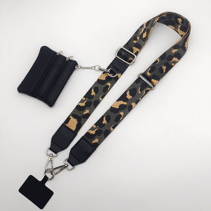 Hot-selling mobile phone strap replaceable detachable hand strap with coin purse mobile phone lanyard Amazon cross-border