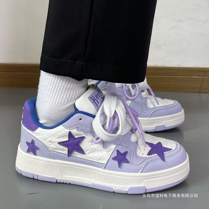 Men's Shoes Ins Trendy Shoes Original American Retro College Color-Blocking Sneakers Trendy Casual Versatile Star Board Shoes