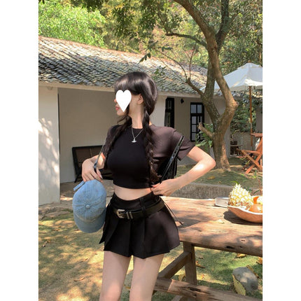 2025 Sexy Skirt Women's Mini Skirt Pleated Skirt Hot Girl Miniskirt Small Skirt